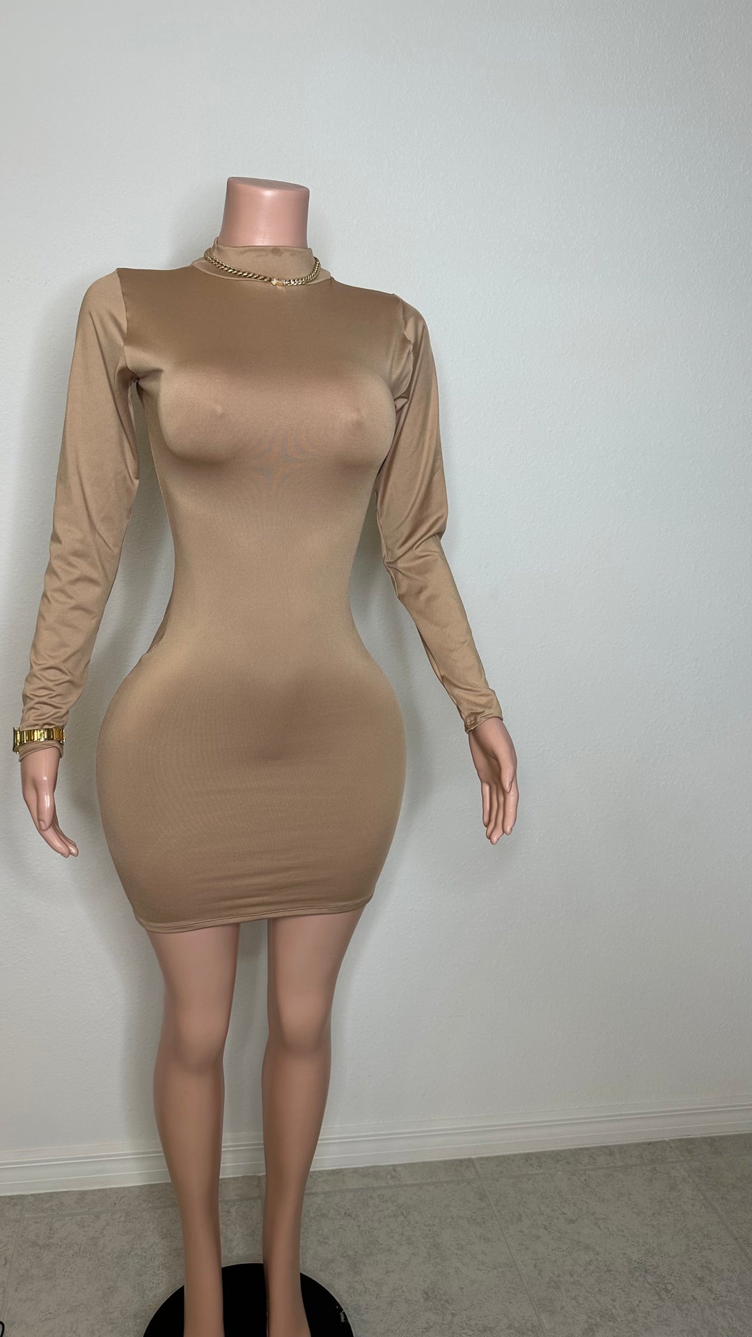 Nude snatched me dress