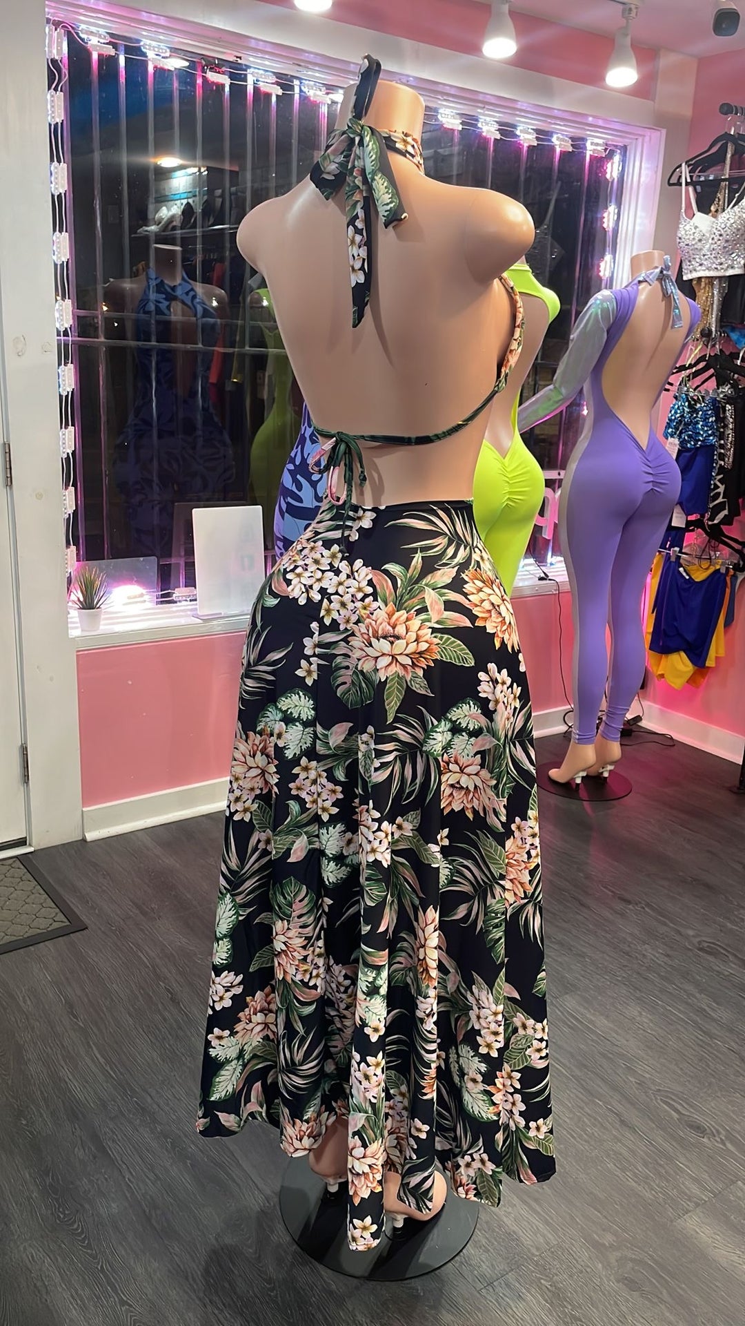 Flower Beach Dress