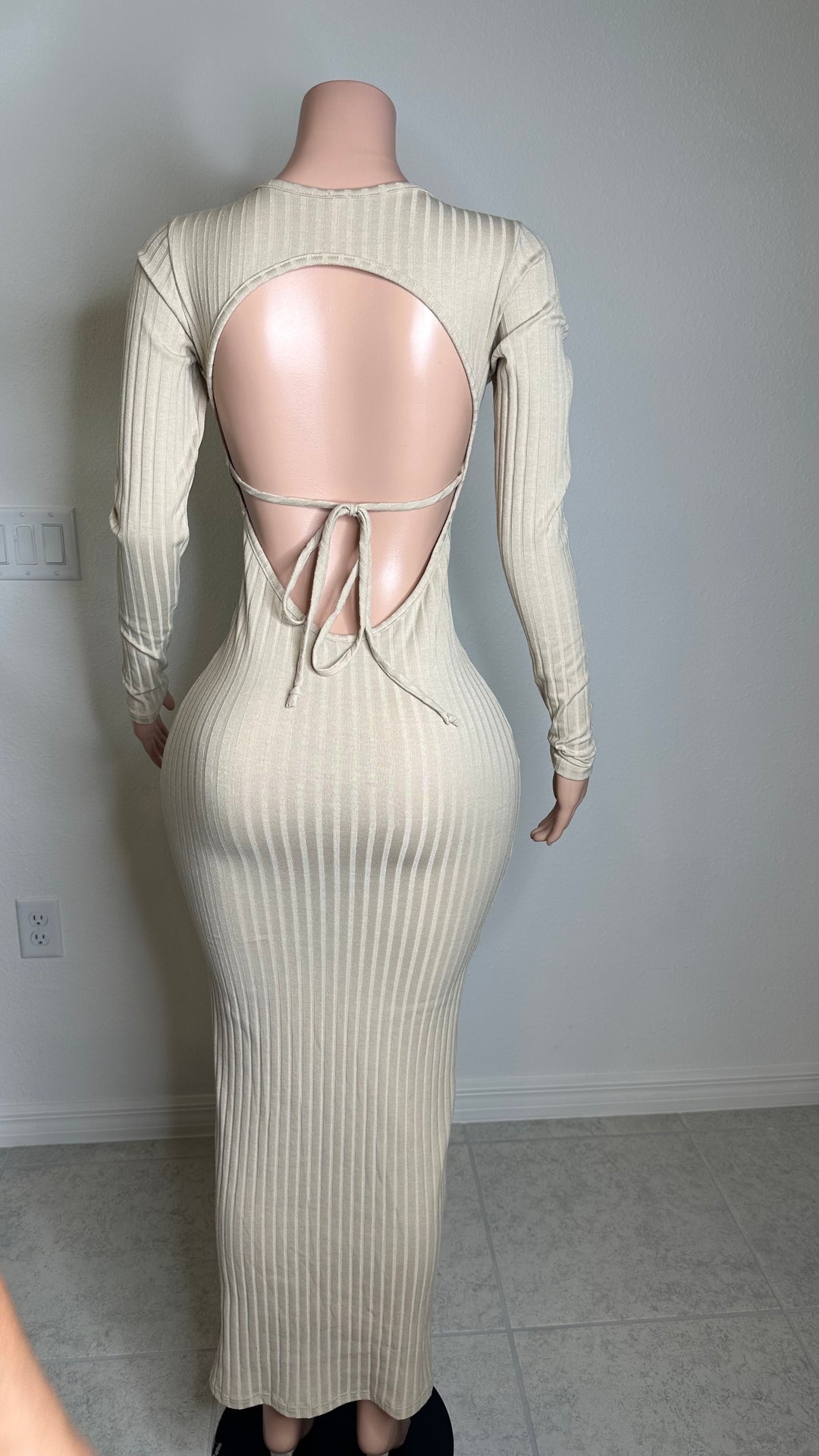 It’s a vibe Nude Dress
