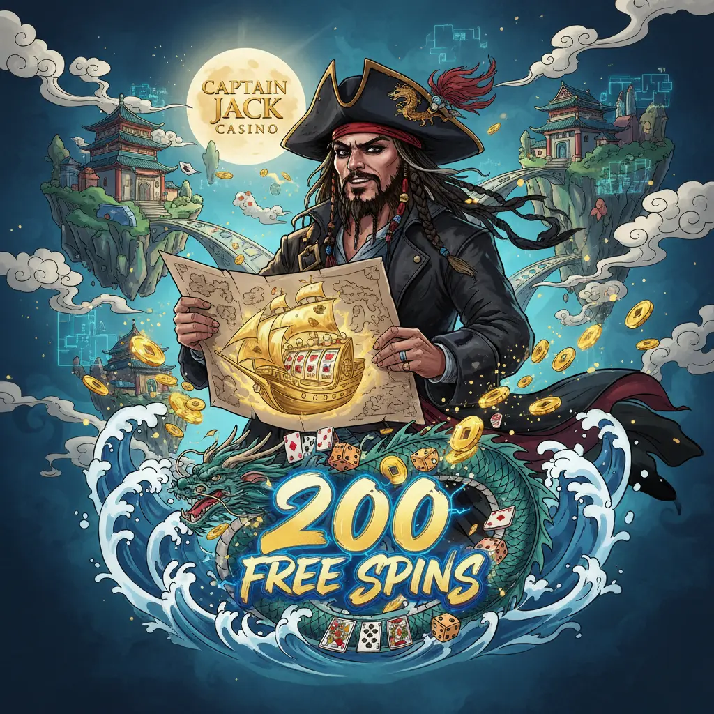 200 free spins - Captain