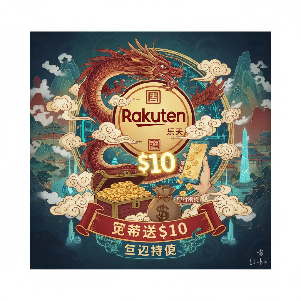$10 sign up bonus instant withdraw - Rakuten