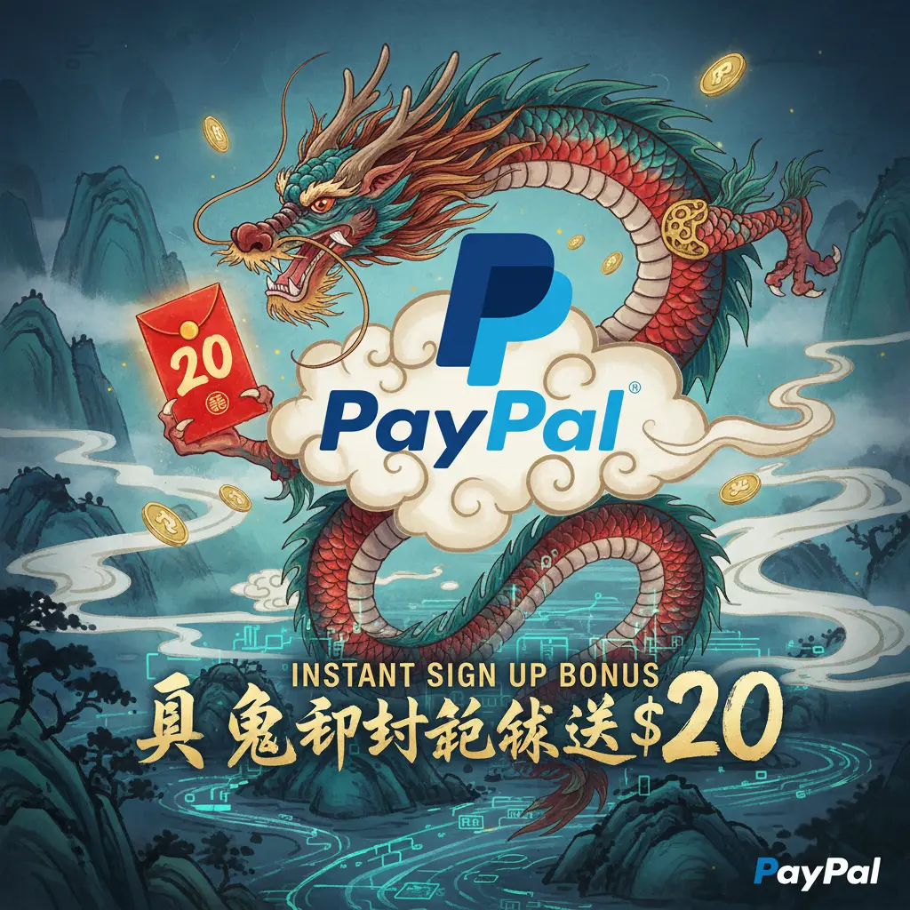 instant $20 sign up bonus - PayPal